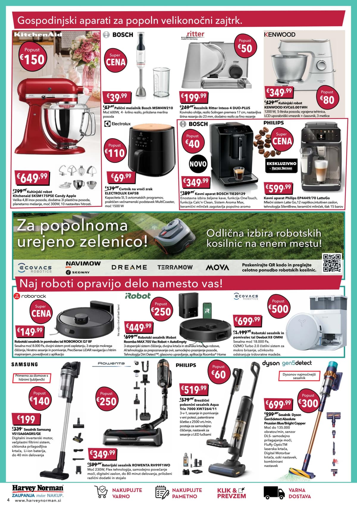 Stran 4. Harvey Norman kataloga - Velikonočna Akcija