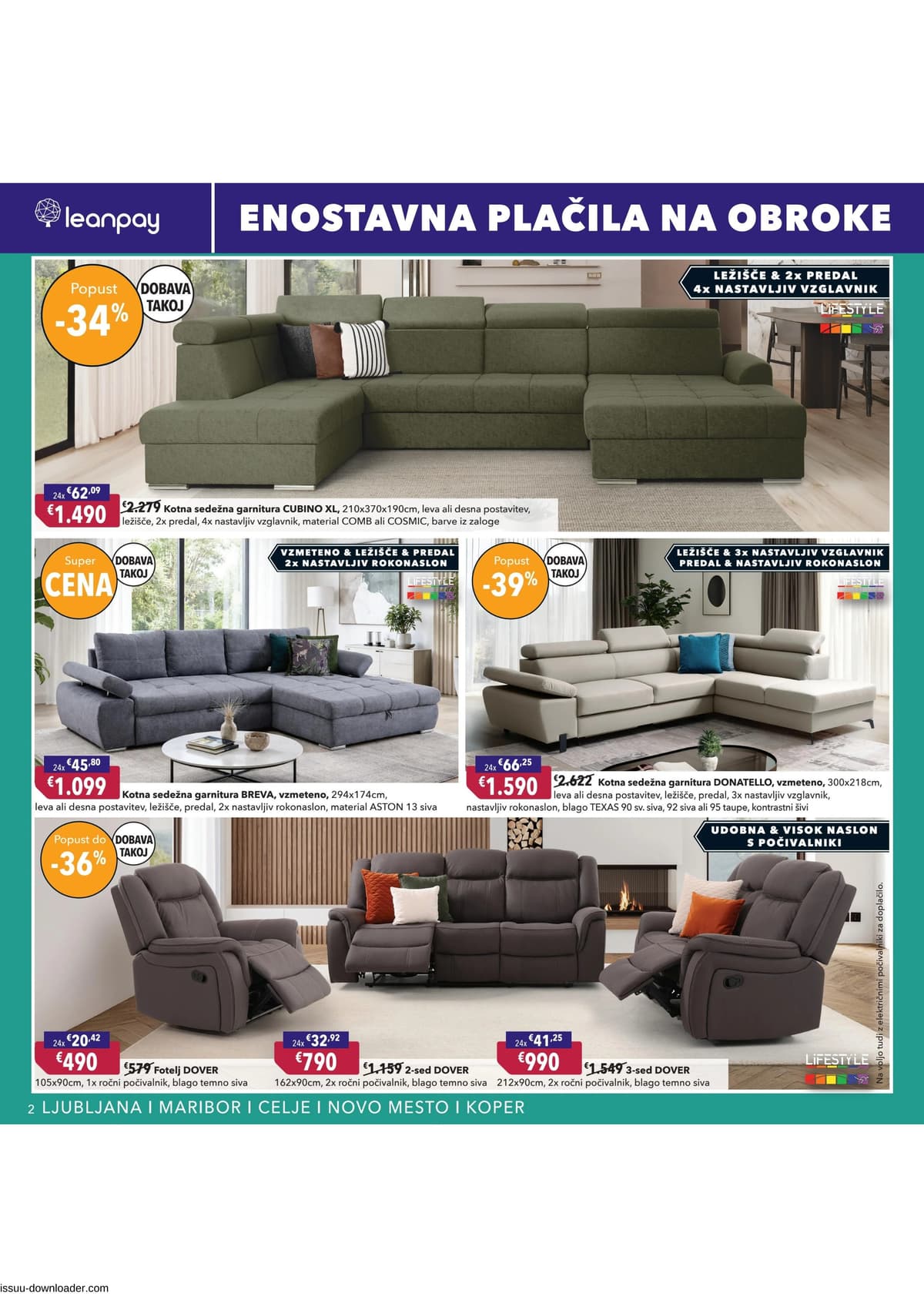 Stran 2. Harvey Norman kataloga - Pomladna akcija na obroke