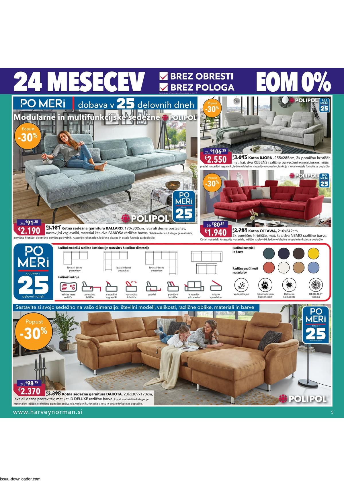 Stran 5. Harvey Norman kataloga - Pomladna akcija na obroke