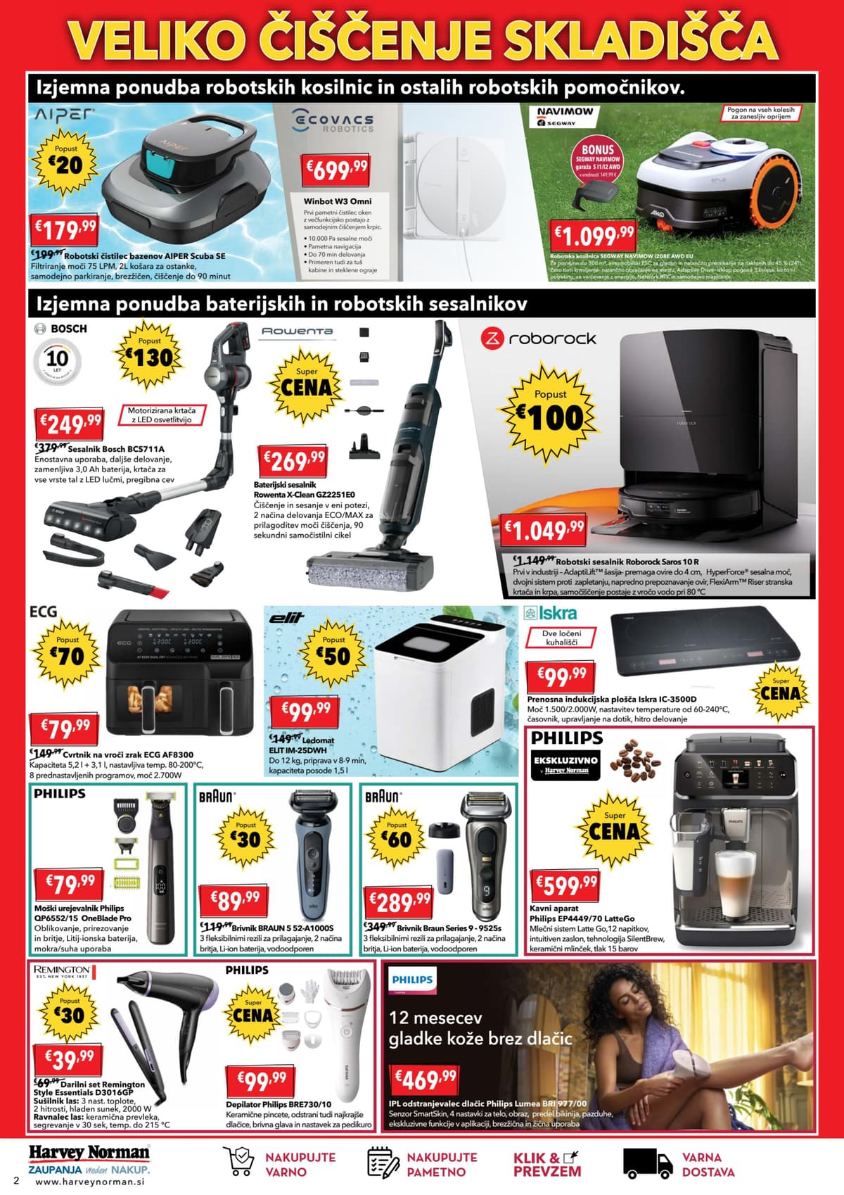 Stran 2. Harvey Norman kataloga - Veliko čiščenje skladišča od 23.04.2026.