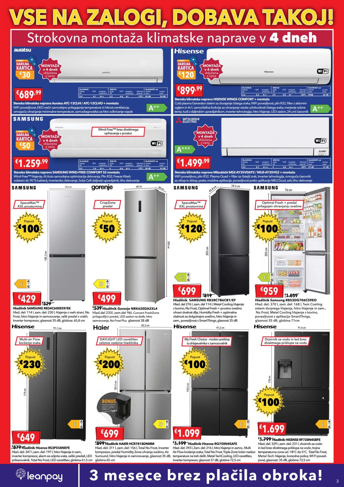 Stran 3. Harvey Norman kataloga - Veliko čiščenje skladišča od 23.04.2026.