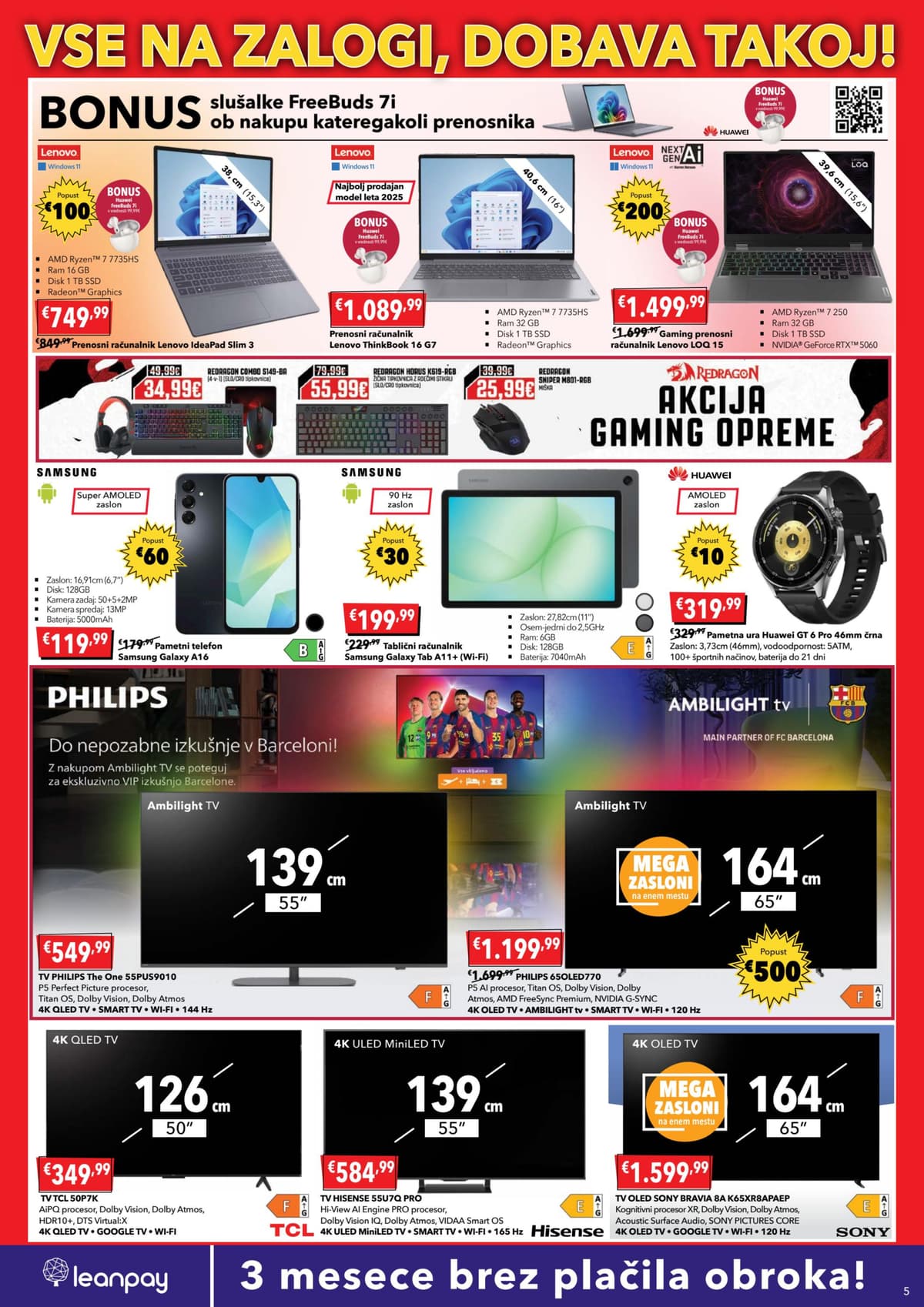 Stran 5. Harvey Norman kataloga - Veliko čiščenje skladišča od 23.04.2026.