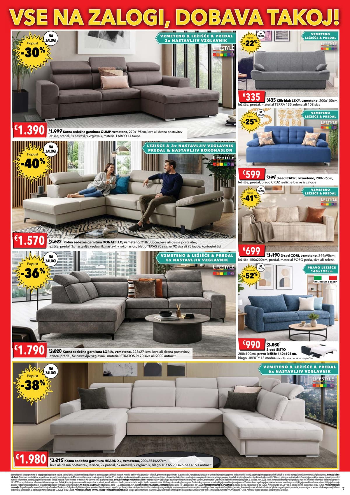 Stran 7. Harvey Norman kataloga - Veliko čiščenje skladišča od 23.04.2026.