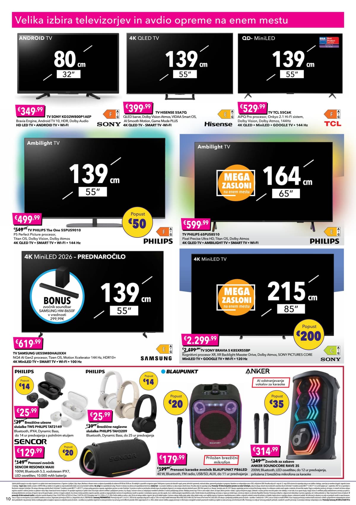 Stran 10. Harvey Norman kataloga - Super pomladna ponudba