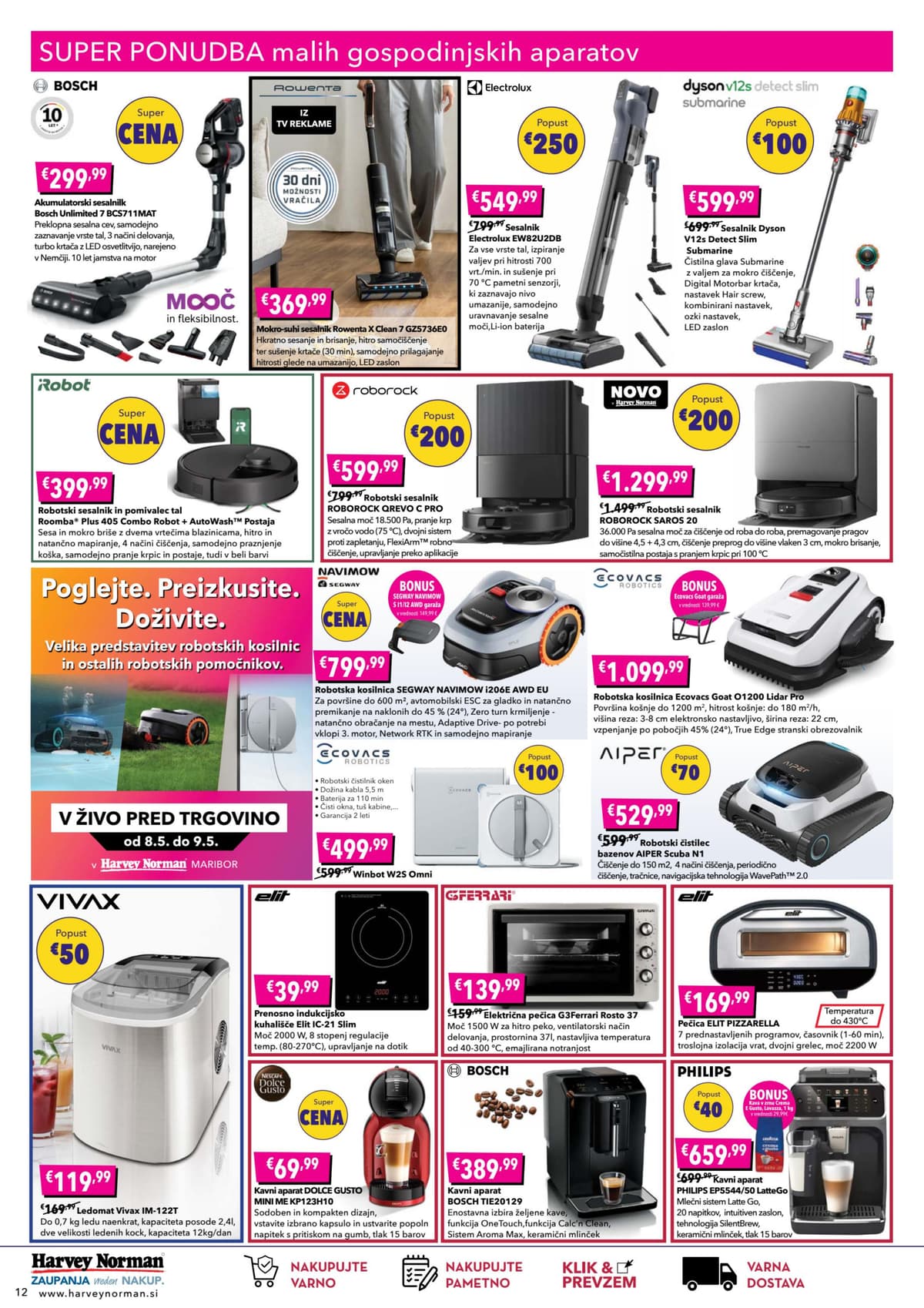 Stran 12. Harvey Norman kataloga - Super pomladna ponudba od 06.05.2026.