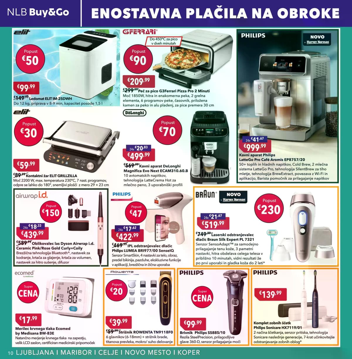 Stran 10. Harvey Norman kataloga - Pomladna akcija na obroke od 12.05.2026.