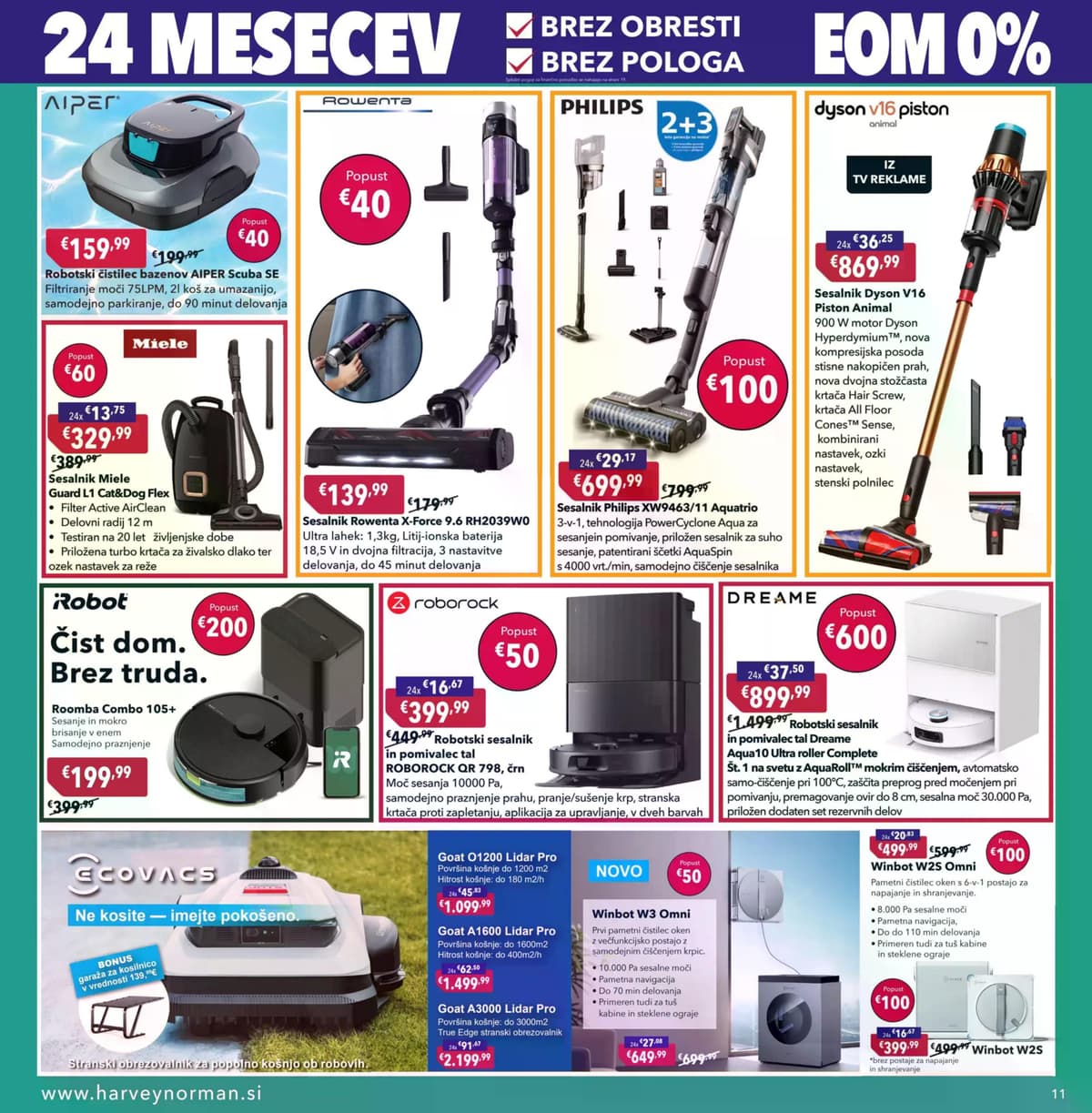 Stran 11. Harvey Norman kataloga - Pomladna akcija na obroke od 12.05.2026.