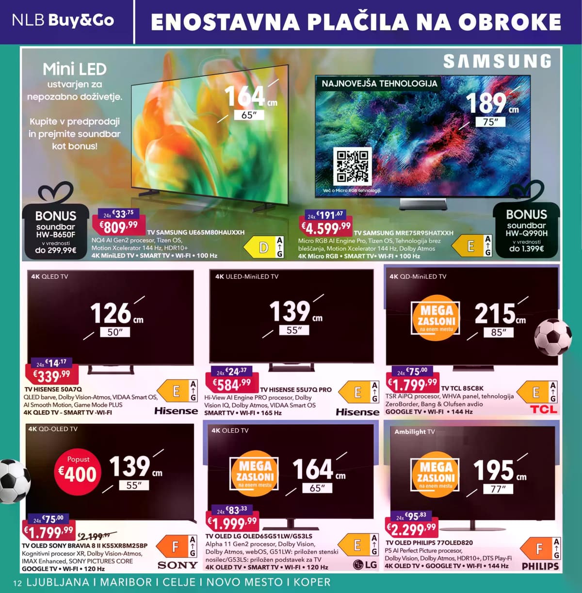 Stran 12. Harvey Norman kataloga - Pomladna akcija na obroke od 12.05.2026.