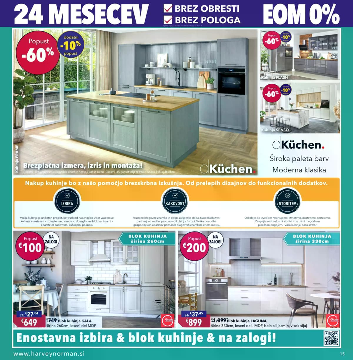 Stran 15. Harvey Norman kataloga - Pomladna akcija na obroke od 12.05.2026.