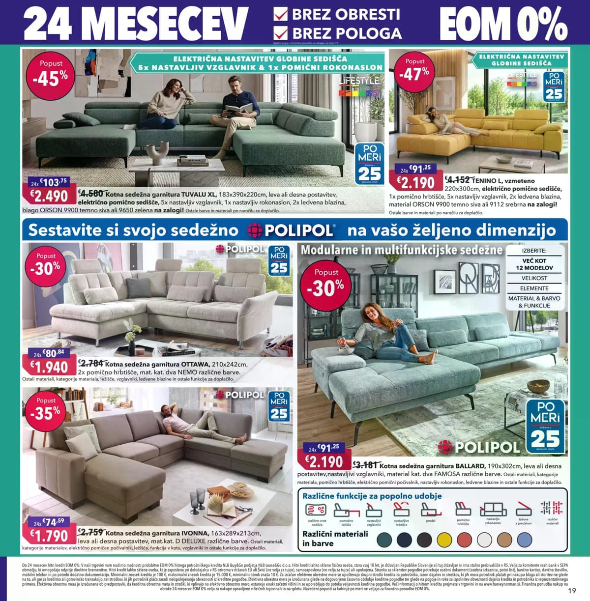 Stran 19. Harvey Norman kataloga - Pomladna akcija na obroke od 12.05.2026.