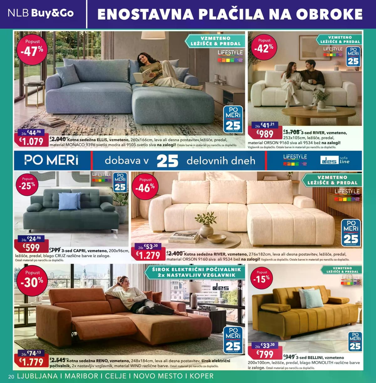 Stran 20. Harvey Norman kataloga - Pomladna akcija na obroke