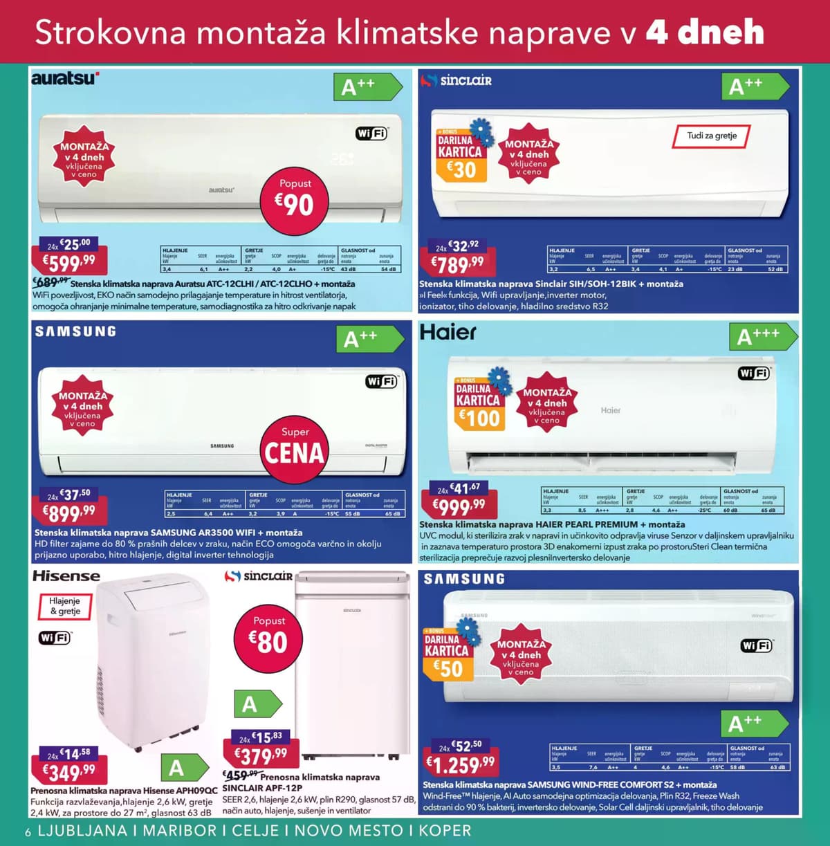 Stran 6. Harvey Norman kataloga - Pomladna akcija na obroke od 12.05.2026.