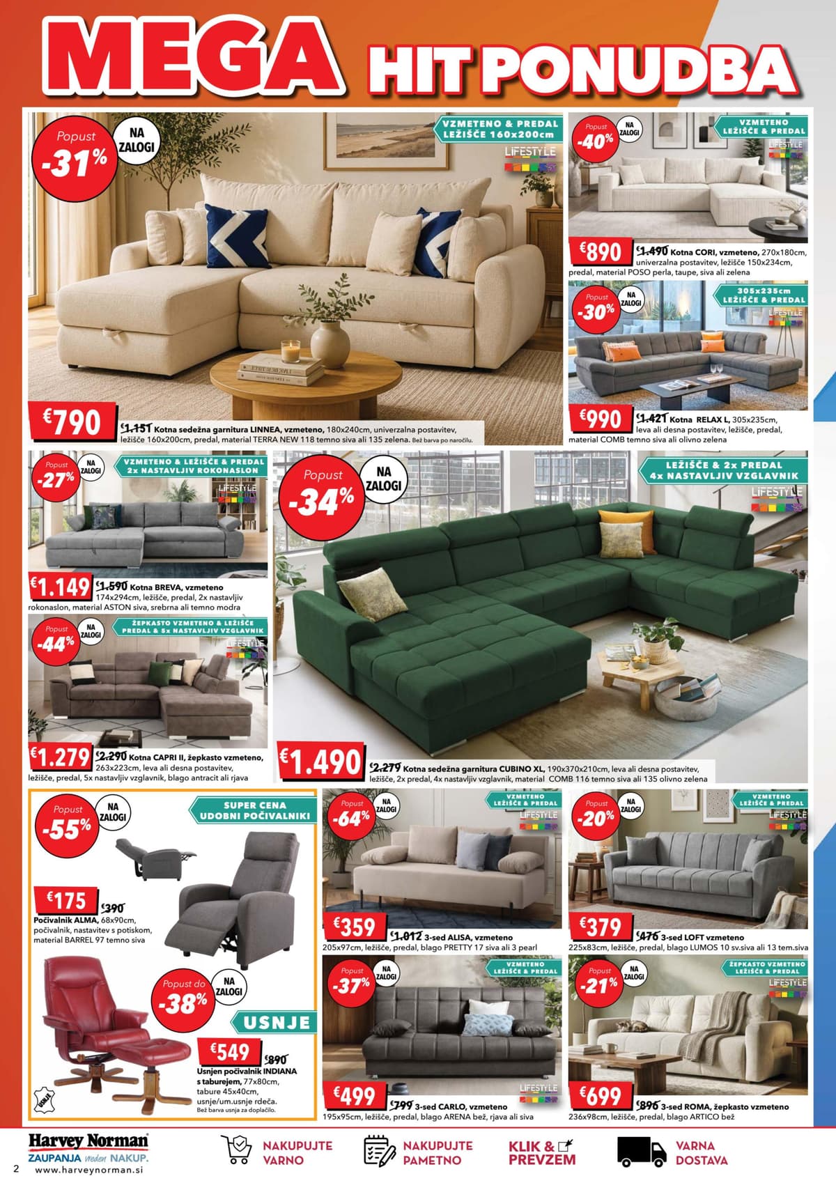 Stran 2. Harvey Norman kataloga - Mega Hit Ponudba od 21.05.2026.