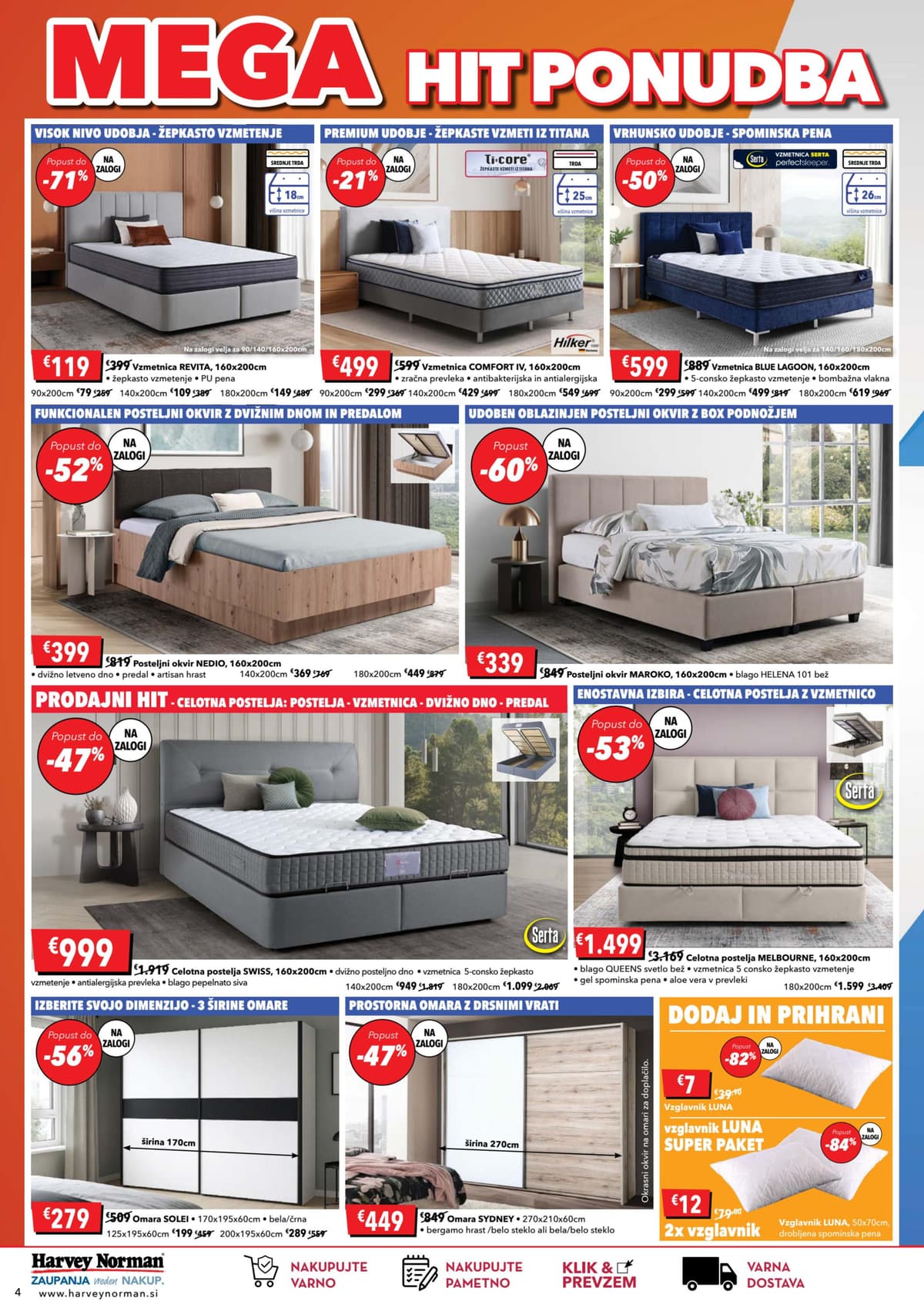 Stran 4. Harvey Norman kataloga - Mega Hit Ponudba