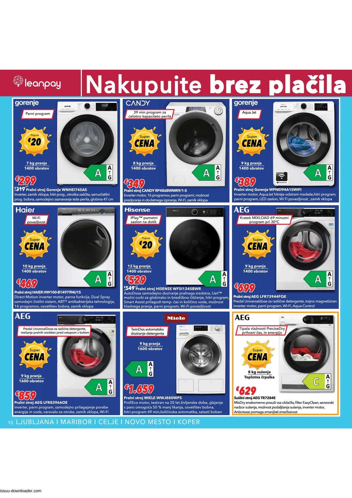 Stran 10. Harvey Norman kataloga - Brez plačila obroka do oktobra 2026