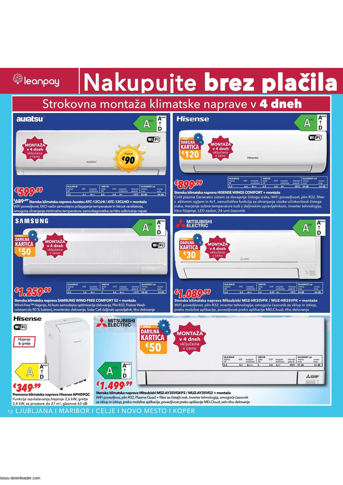 Stran 12. Harvey Norman kataloga - Brez plačila obroka do oktobra 2026 od 28.05.2026.