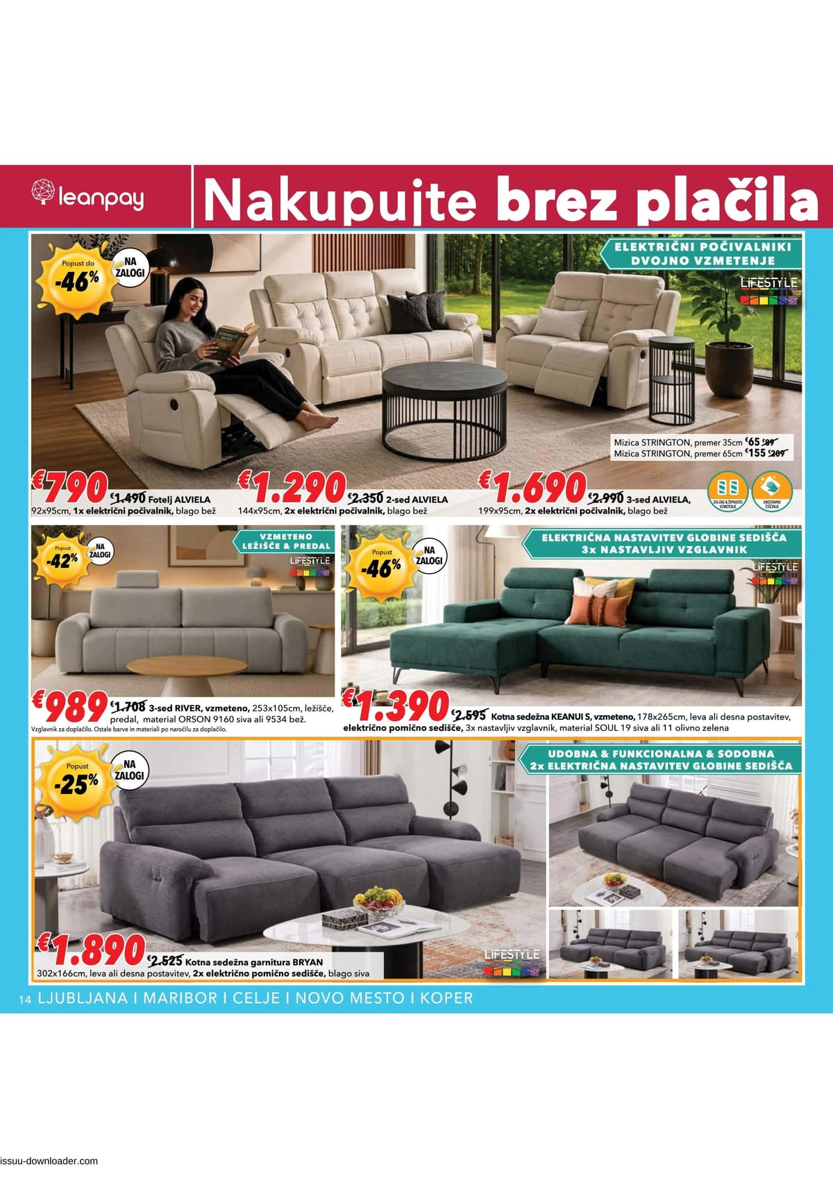 Stran 14. Harvey Norman kataloga - Brez plačila obroka do oktobra 2026 od 28.05.2026.