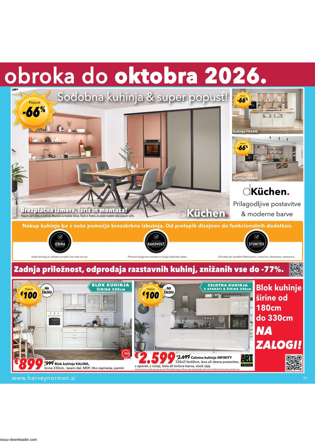 Stran 21. Harvey Norman kataloga - Brez plačila obroka do oktobra 2026