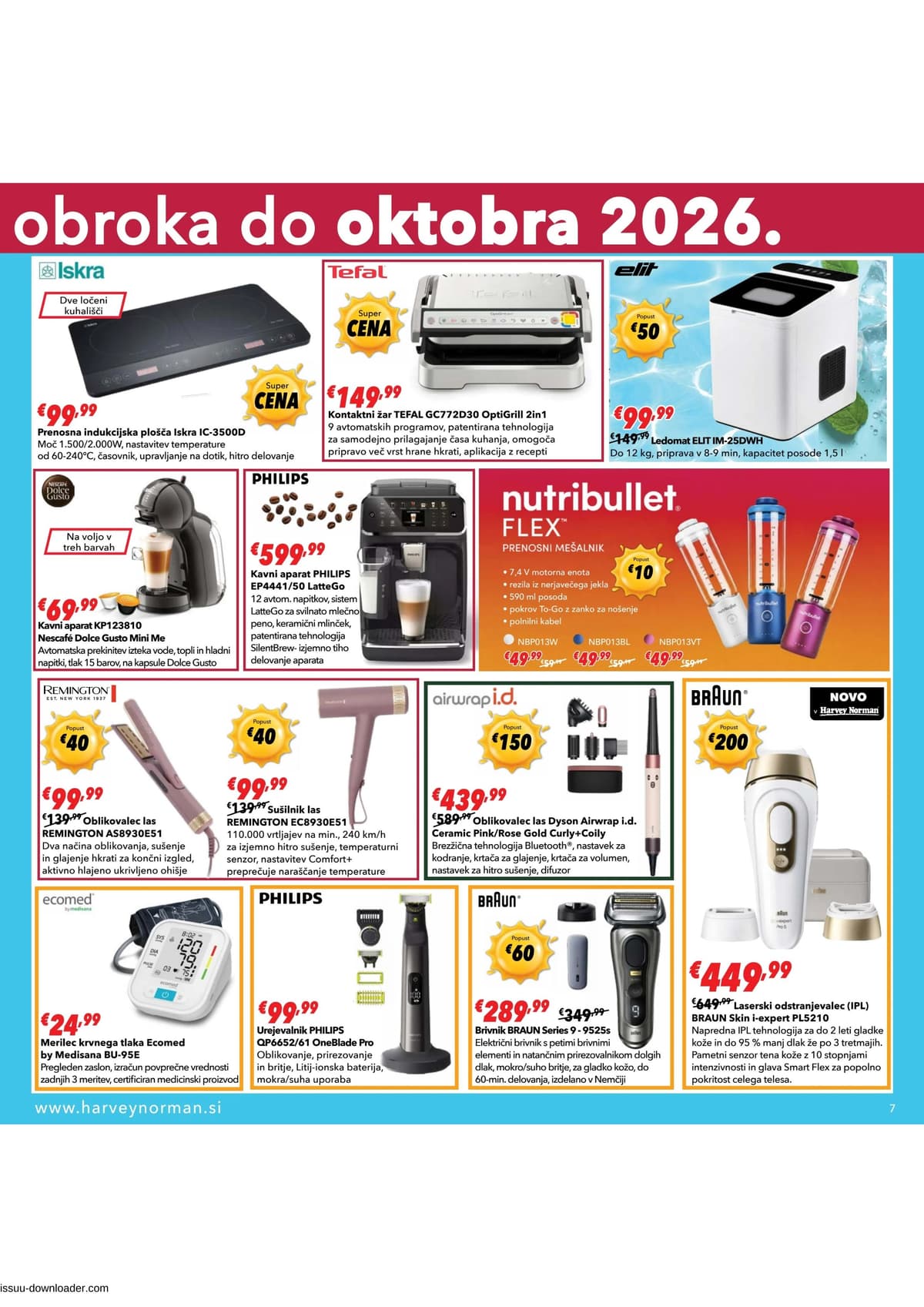 Stran 7. Harvey Norman kataloga - Brez plačila obroka do oktobra 2026