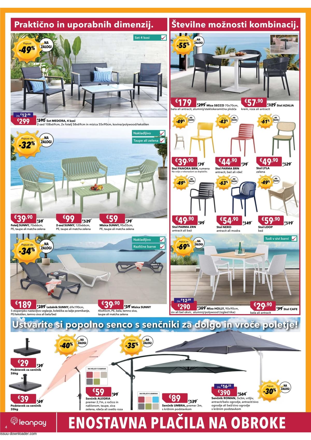 Stran 4. Harvey Norman kataloga - Druženje na prostem