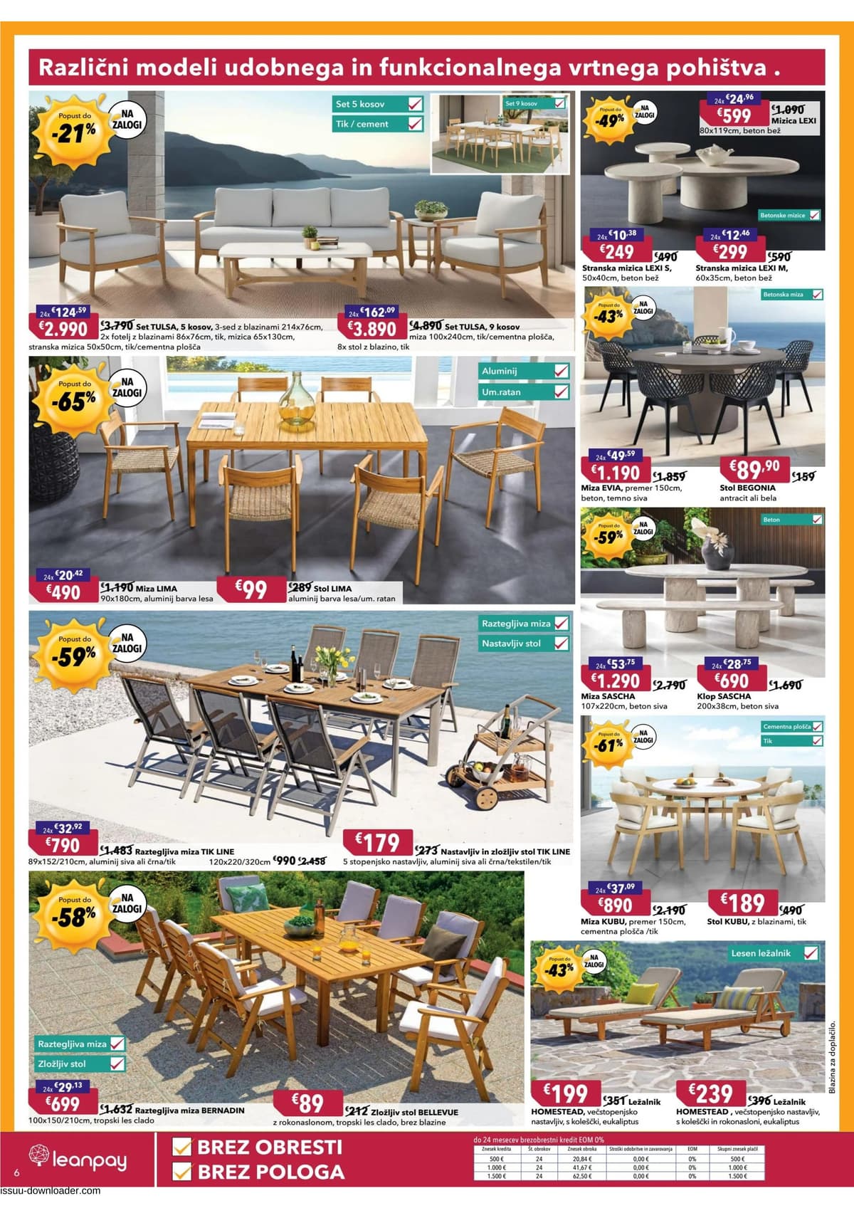 Stran 6. Harvey Norman kataloga - Druženje na prostem