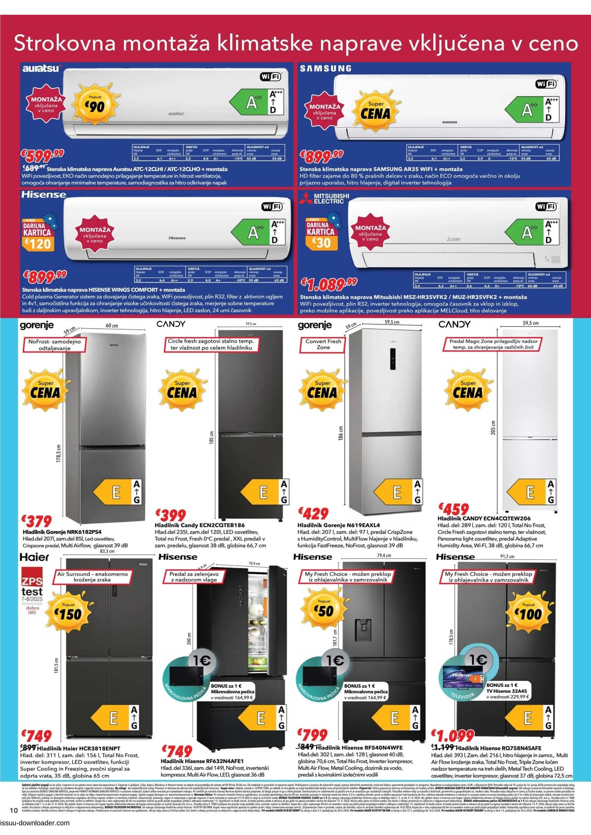 Stran 10. Harvey Norman kataloga - Brez plačila obroka od 10.06.2026
