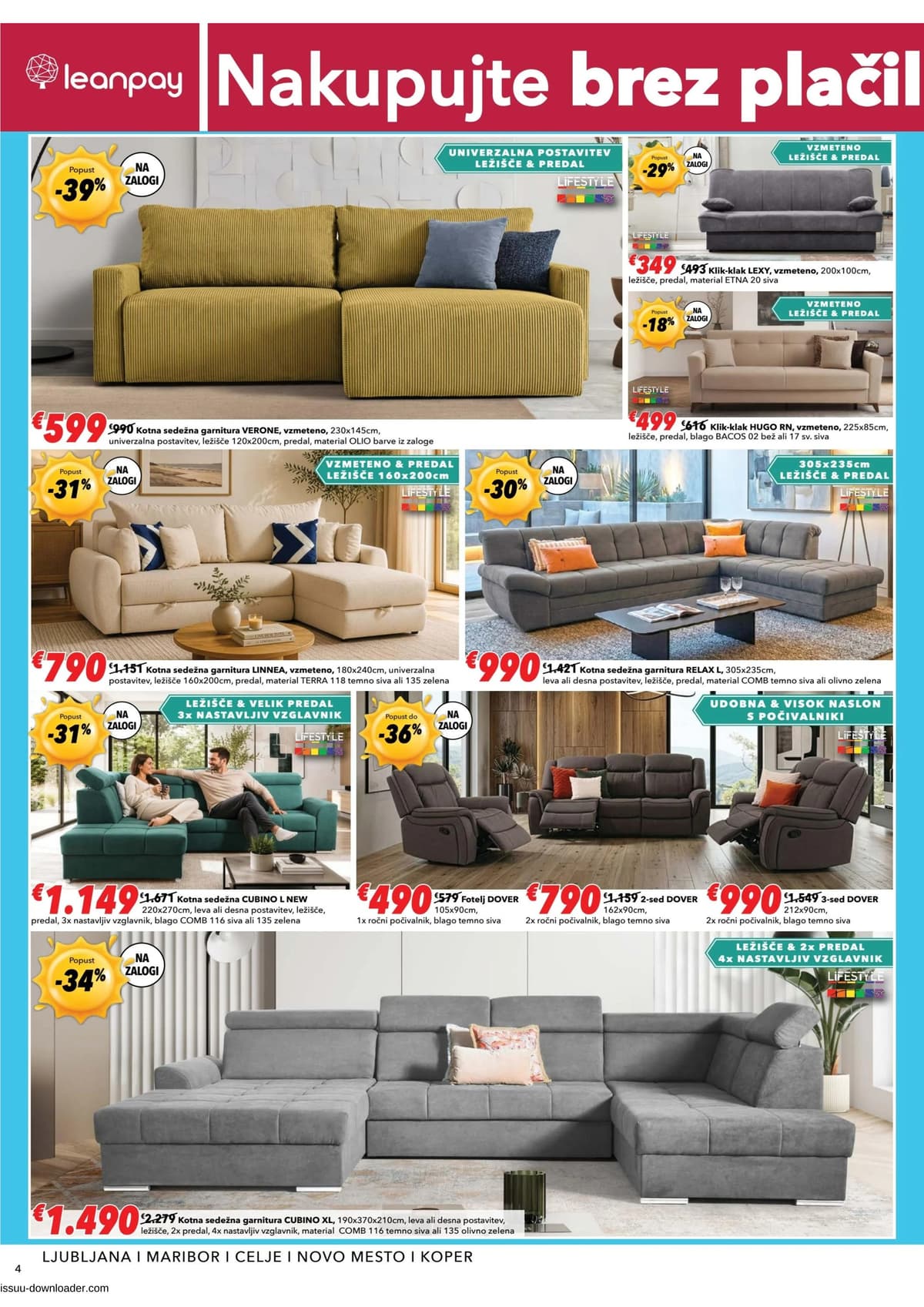 Stran 4. Harvey Norman kataloga - Brez plačila obroka od 10.06.2026