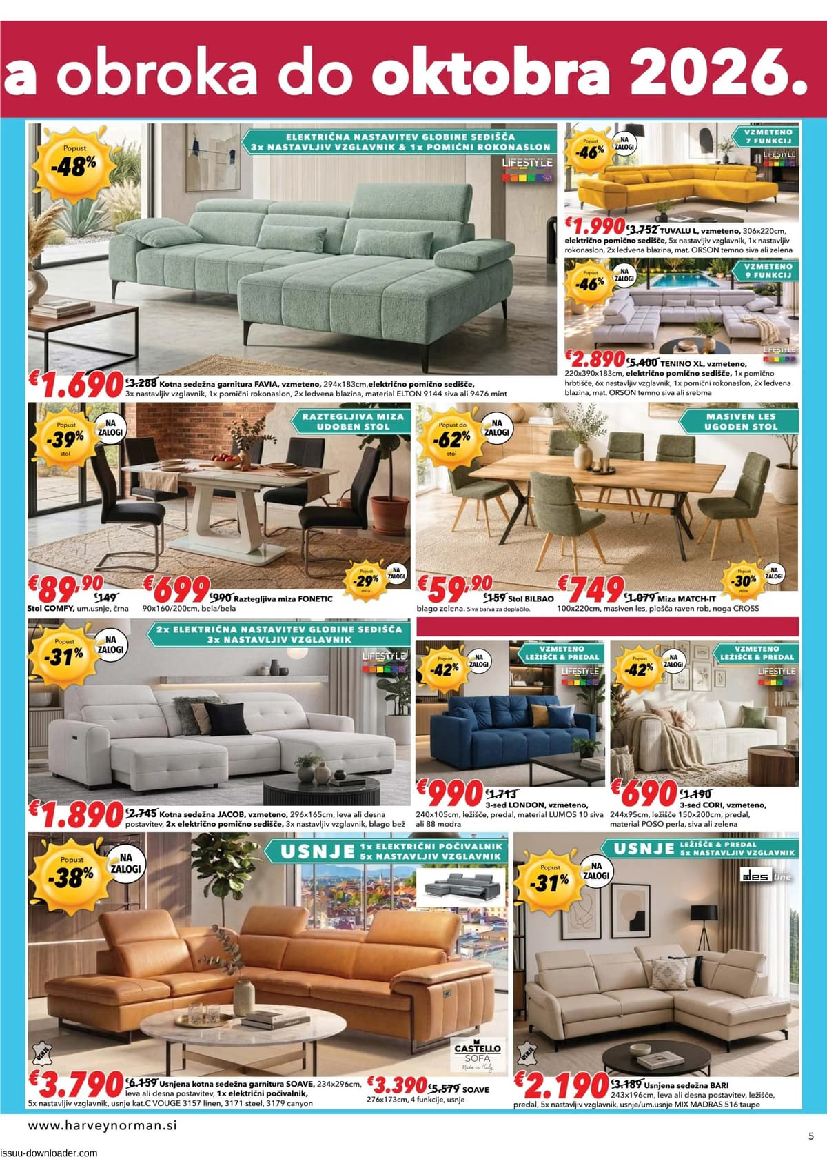 Stran 5. Harvey Norman kataloga - Brez plačila obroka od 10.06.2026