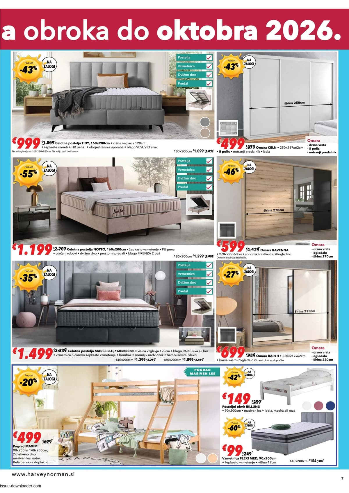 Stran 7. Harvey Norman kataloga - Brez plačila obroka od 10.06.2026