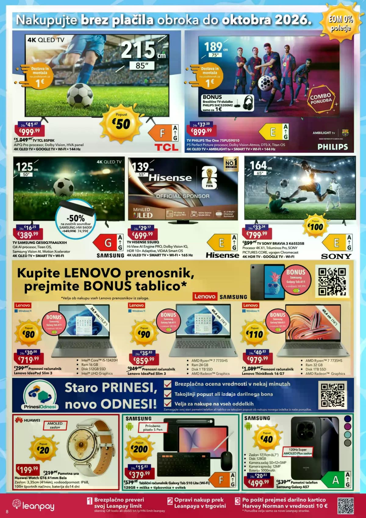 Stran 8. Harvey Norman kataloga - Nakupujte poletno in kvalitetno od 17.06.2026