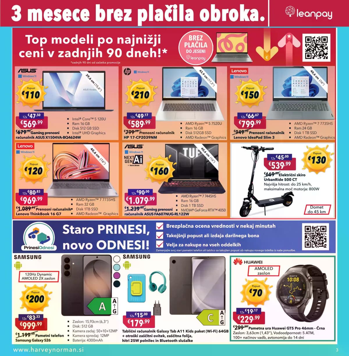 Stran 3. Harvey Norman kataloga - Zaupanja Vreden Nakup od 01.07.2026