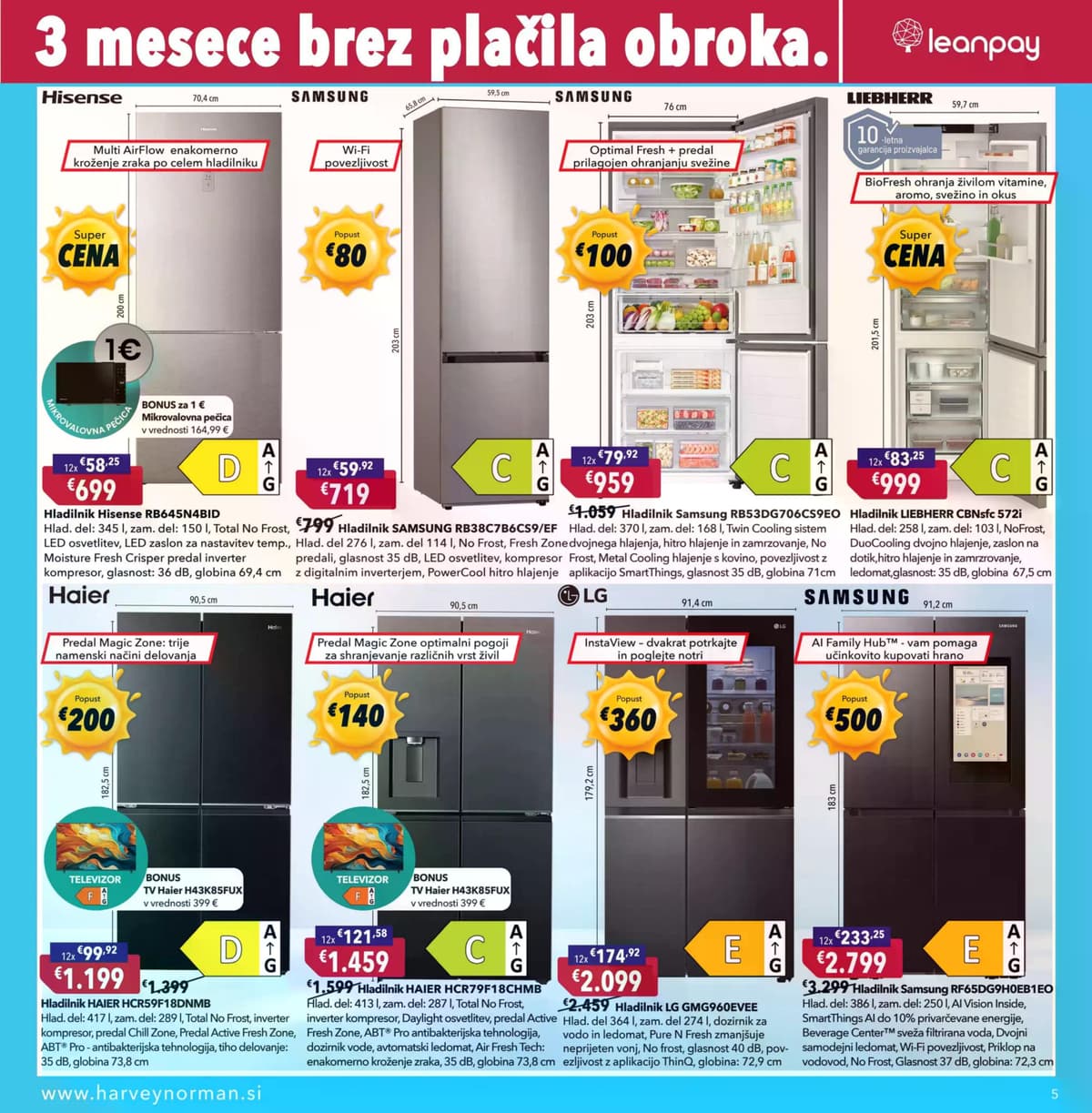 Stran 5. Harvey Norman kataloga - Zaupanja Vreden Nakup od 01.07.2026