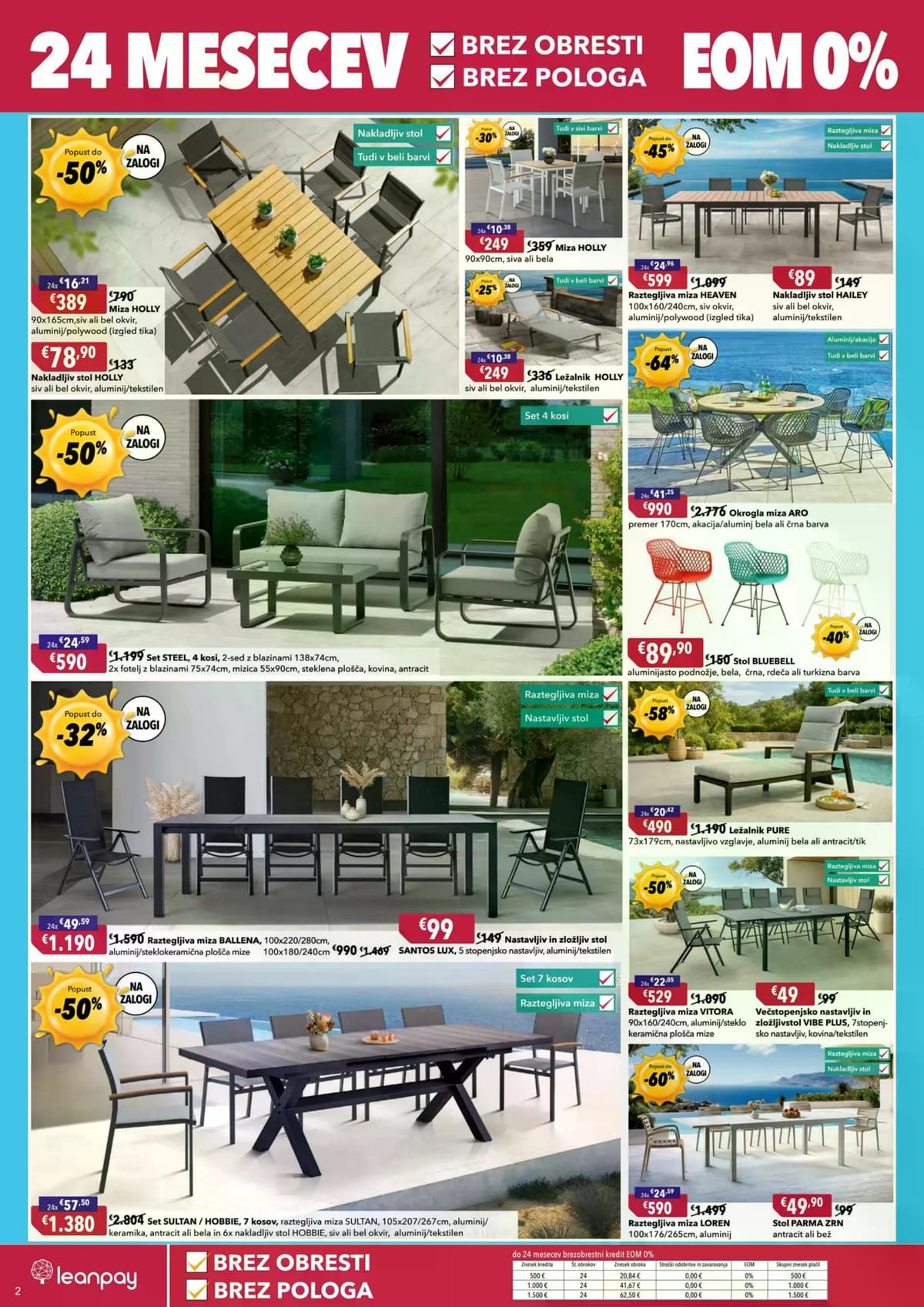 Stran 2. Harvey Norman kataloga - Vrtno pohištvo od 14.07.2026