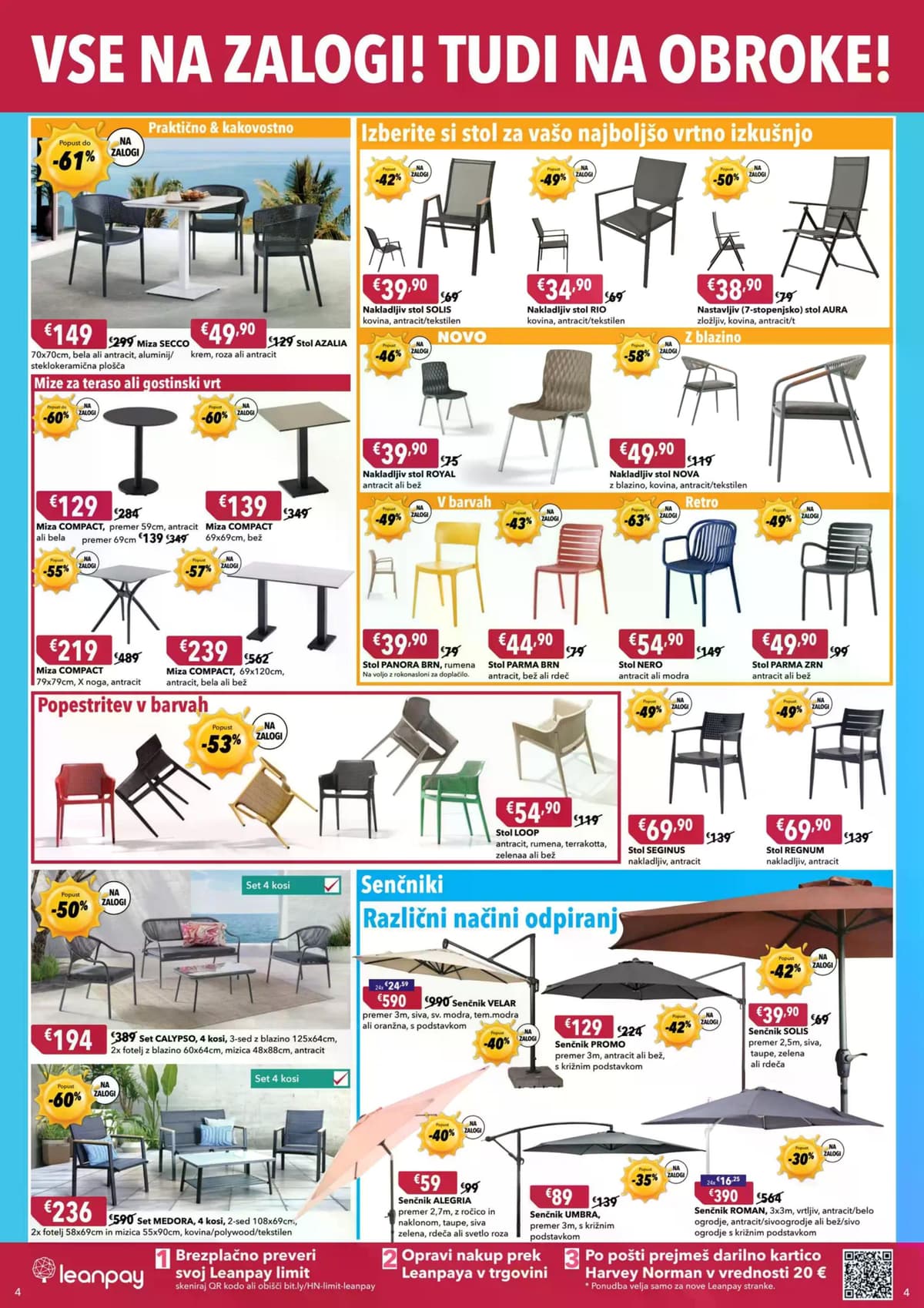 Stran 4. Harvey Norman kataloga - Vrtno pohištvo