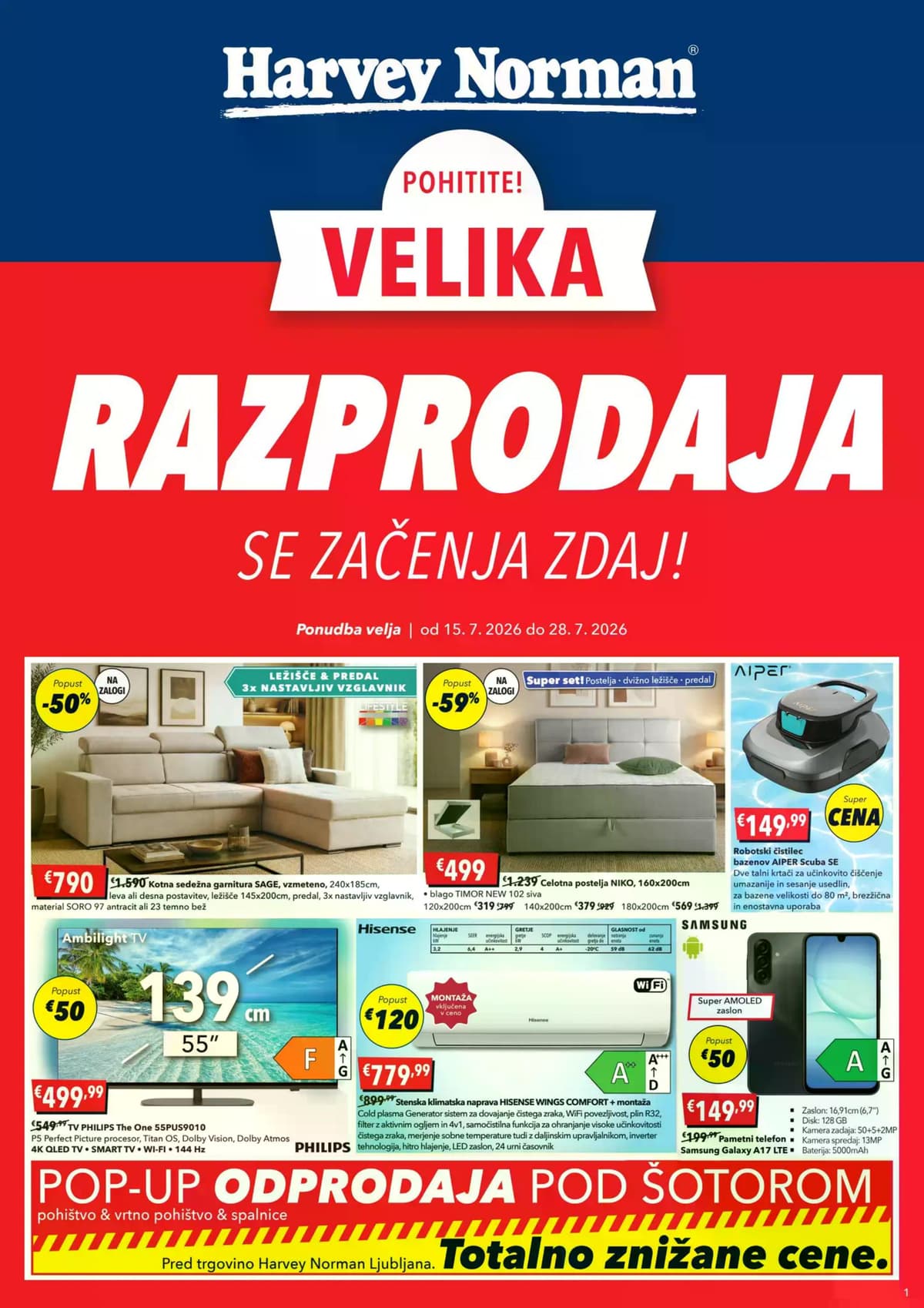 Velika razprodaja se začenja zdaj!
