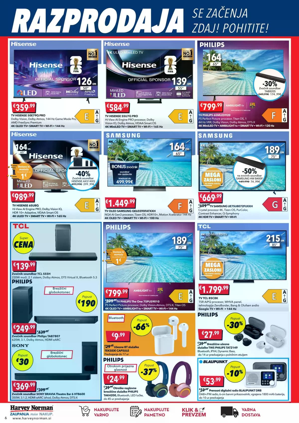 Stran 6. Harvey Norman kataloga - Velika razprodaja se začenja zdaj! od 15.07.2026