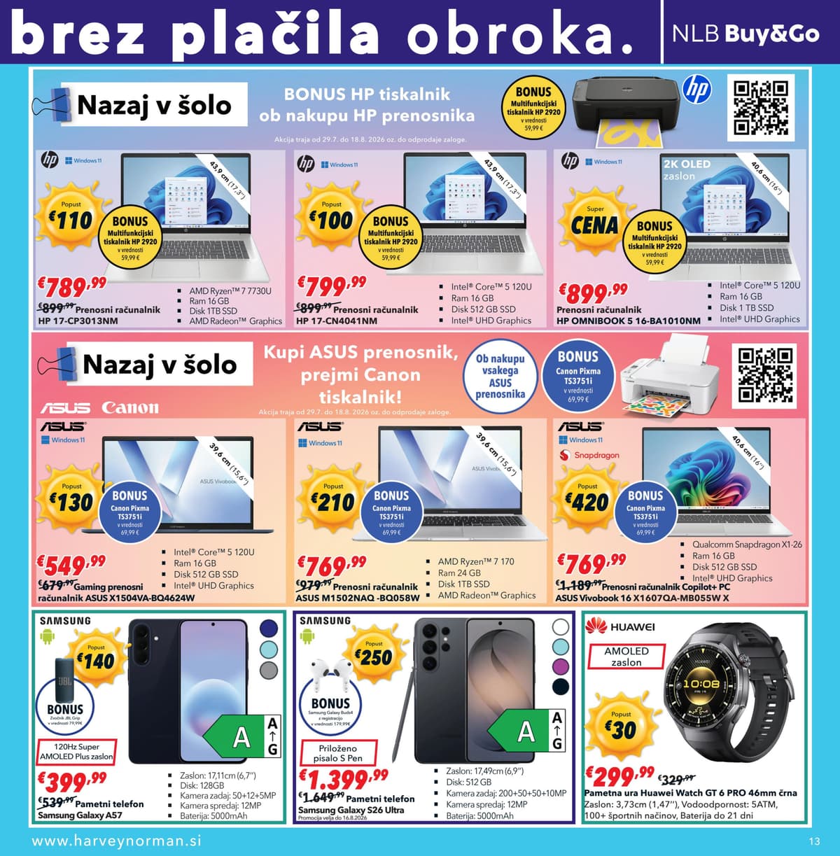Stran 13. Harvey Norman kataloga - Nakupujte poletno in kvalitetno od 07.08.2026