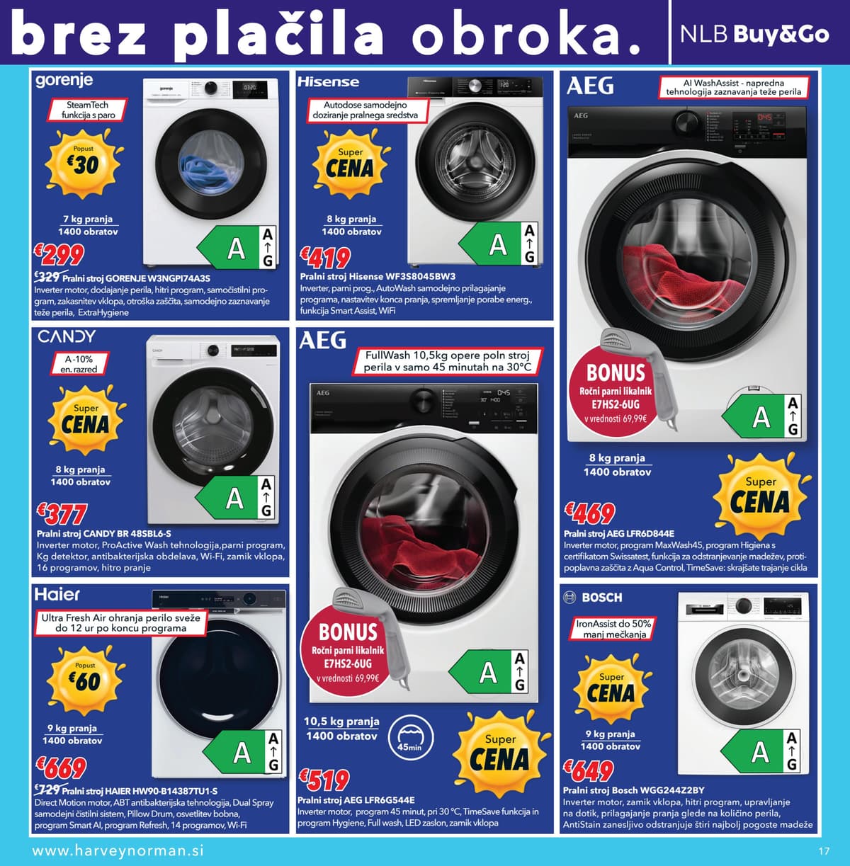 Stran 17. Harvey Norman kataloga - Nakupujte poletno in kvalitetno od 07.08.2026