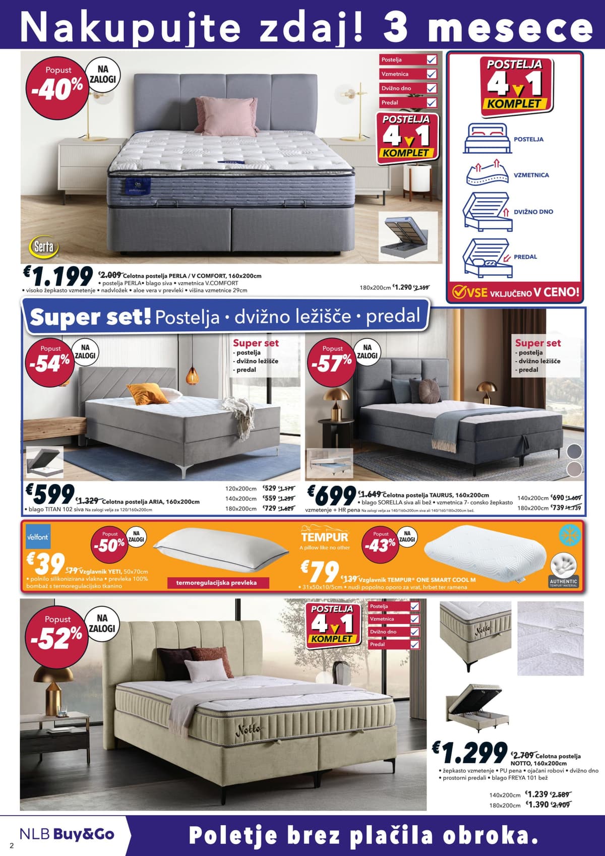Stran 2. Harvey Norman kataloga - Vzmetnice