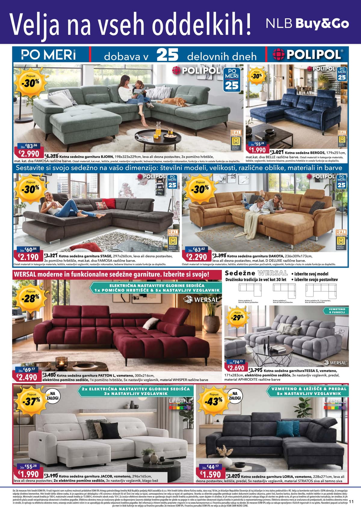 Stran 11. Harvey Norman kataloga - 36 mesecev hitri kredit EOM 0%