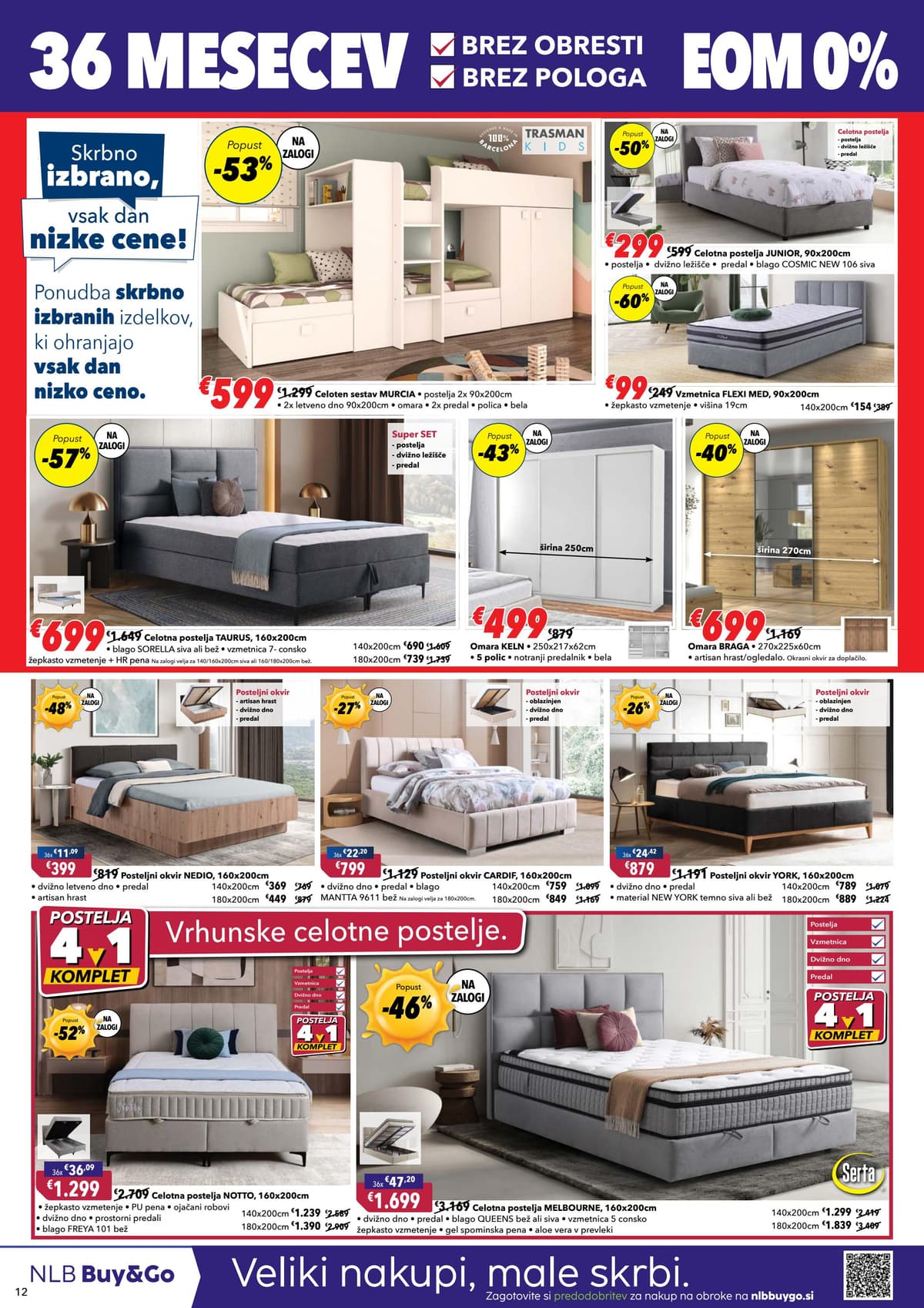 Stran 12. Harvey Norman kataloga - 36 mesecev hitri kredit EOM 0%