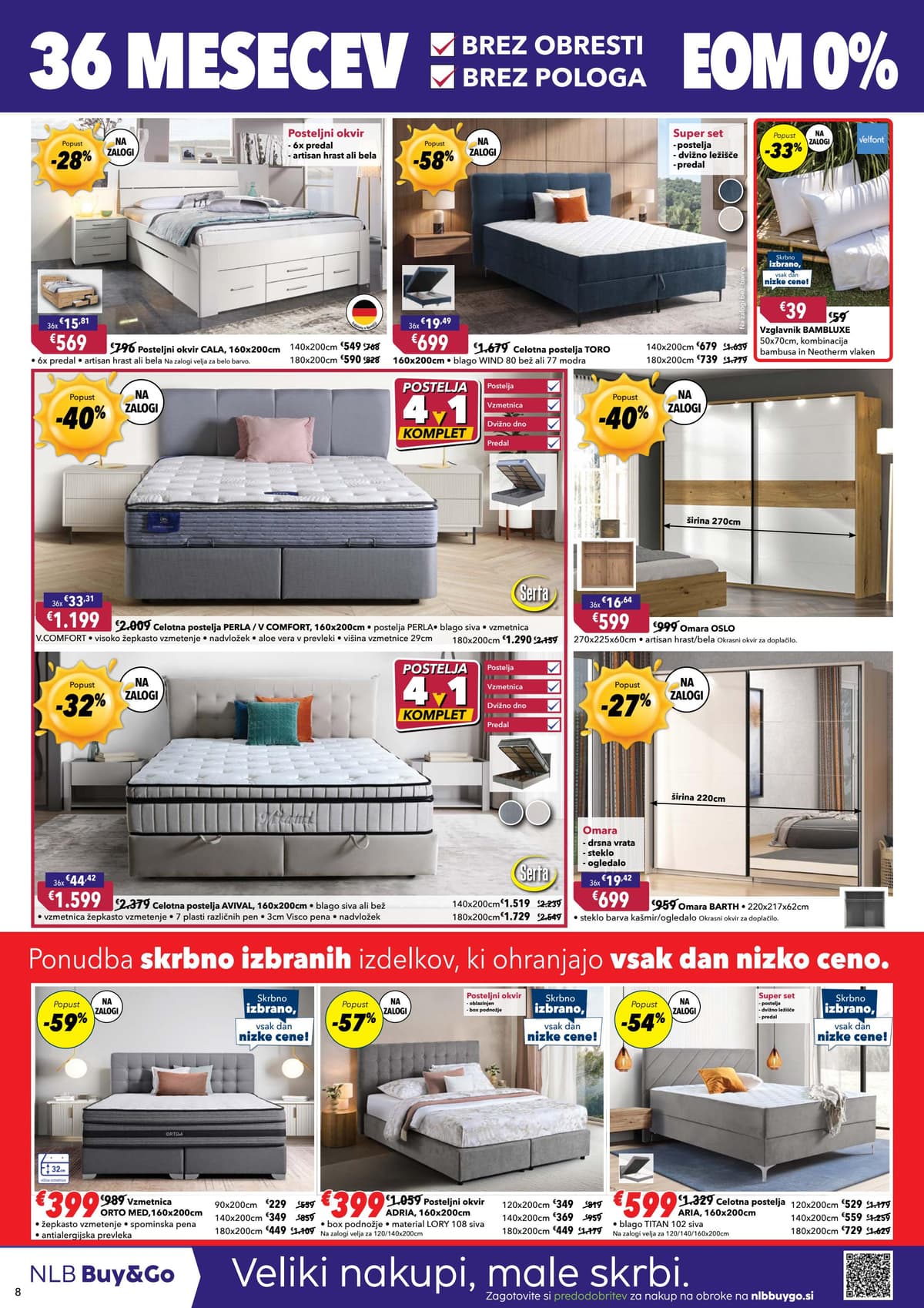 Stran 8. Harvey Norman kataloga - 36 mesecev hitri kredit EOM 0%