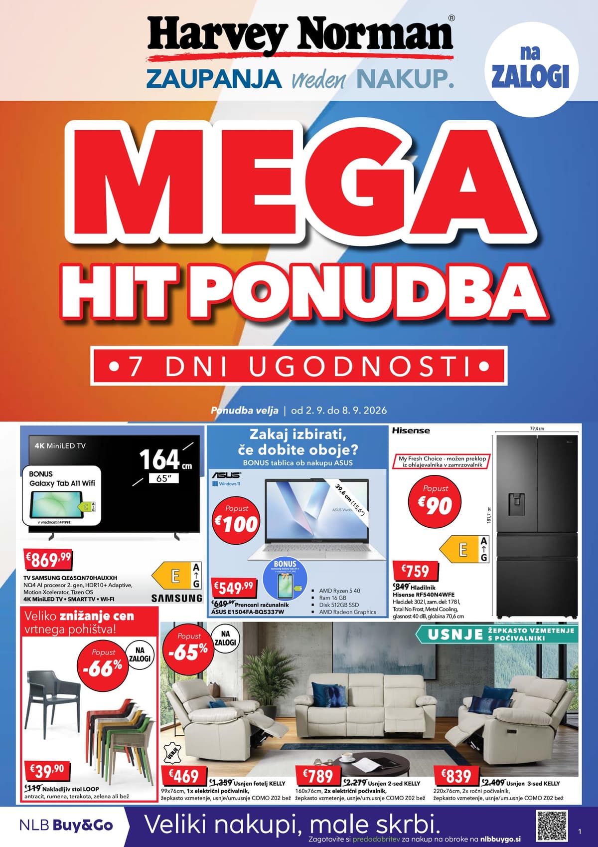 Harvey Norman katalog od 09/02/2026 - Mega hit ponudba