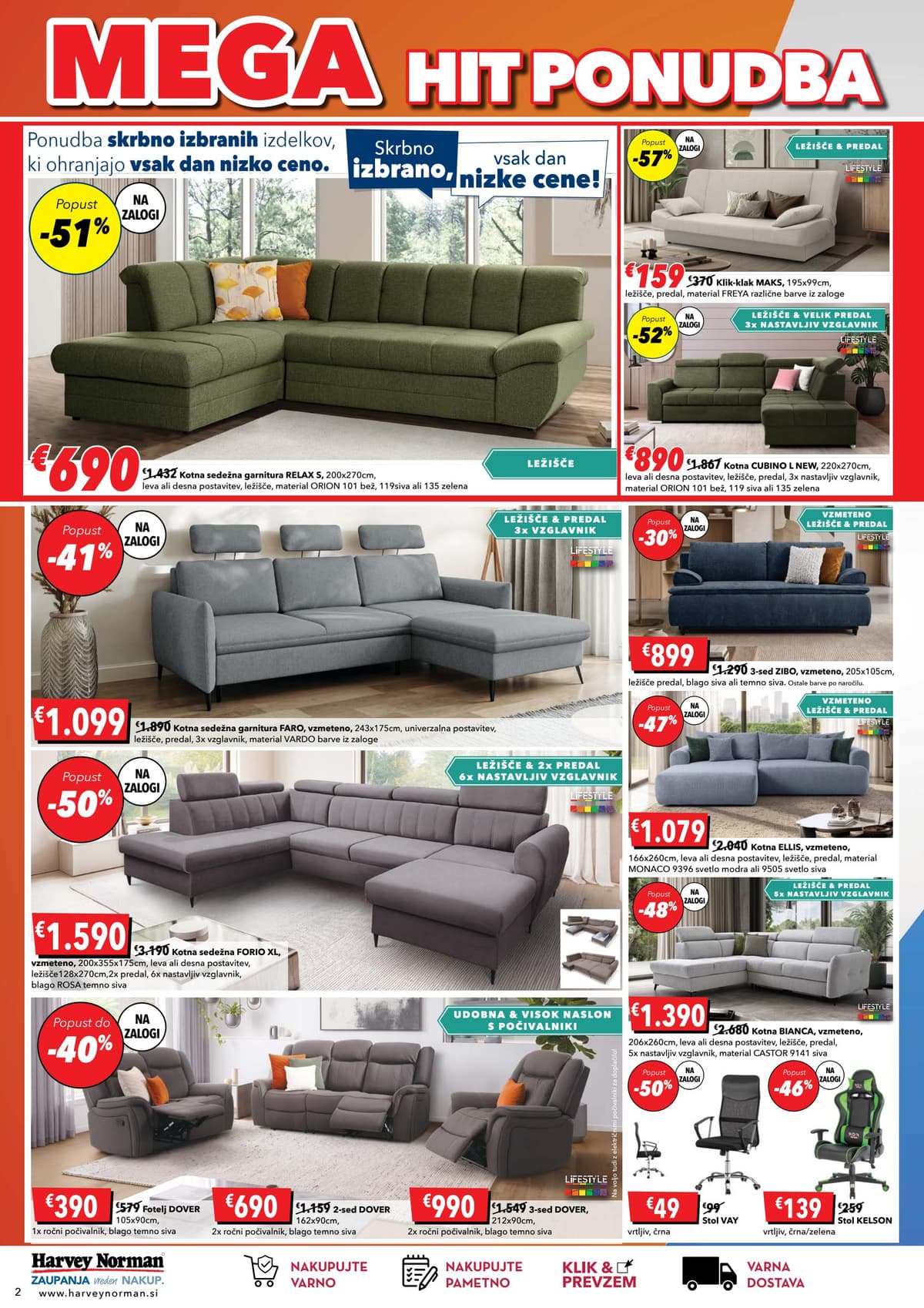 Stran 2. Harvey Norman kataloga - Mega hit ponudba