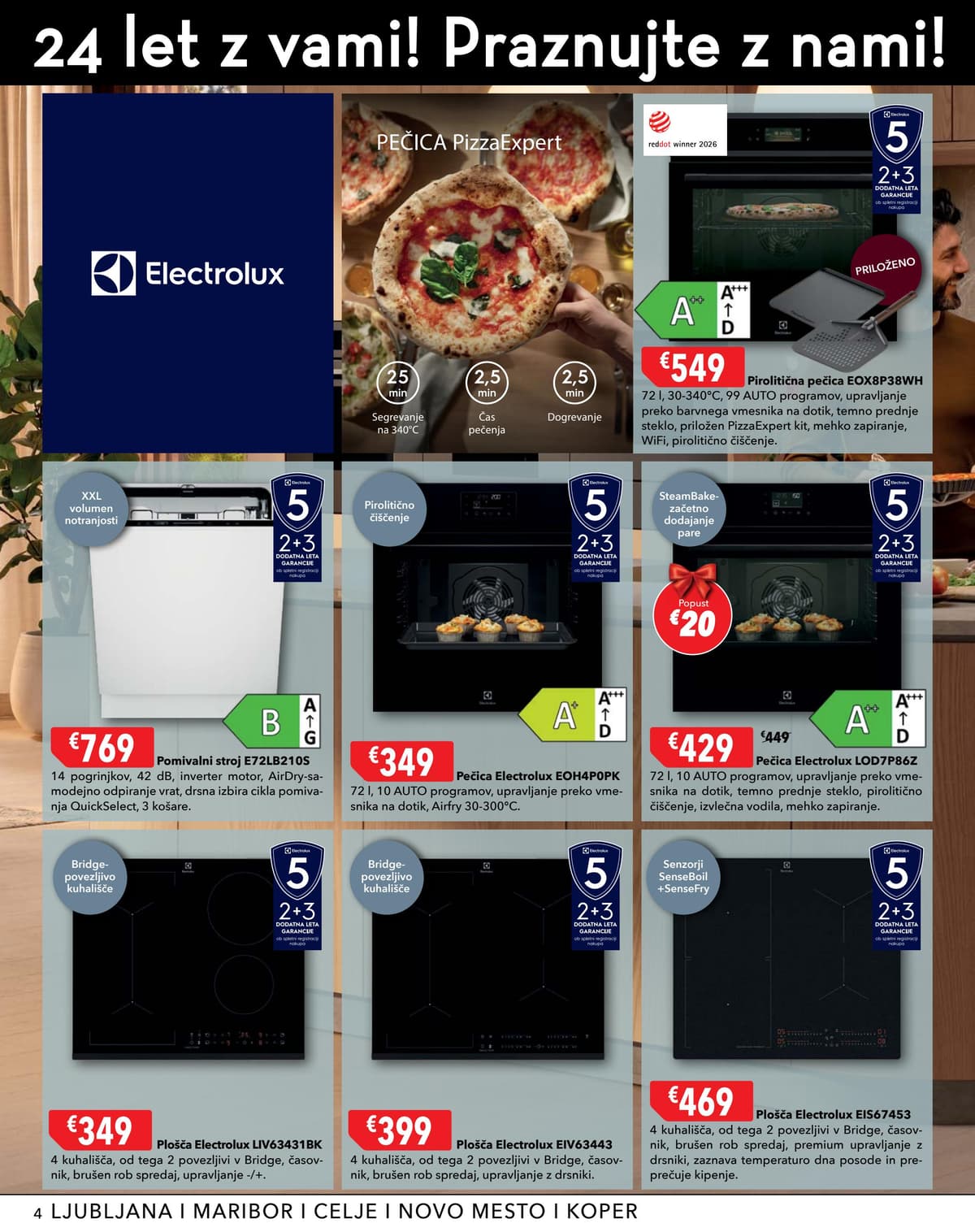Stran 4. Harvey Norman kataloga - Praznujte z nami, izržebajte dodatni popust od 13.09.2026.