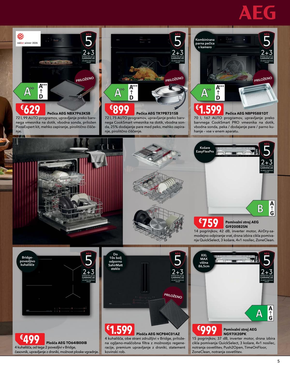 Stran 5. Harvey Norman kataloga - Praznujte z nami, izržebajte dodatni popust od 13.09.2026.