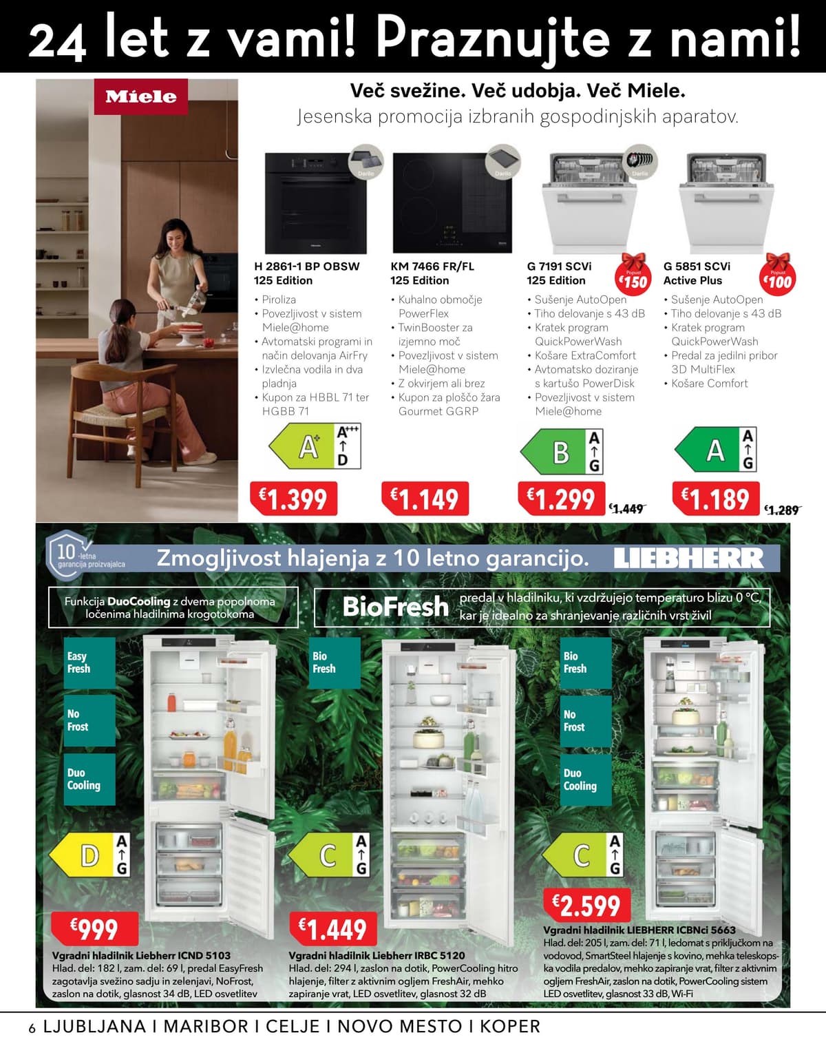 Stran 6. Harvey Norman kataloga - Praznujte z nami, izržebajte dodatni popust od 13.09.2026.