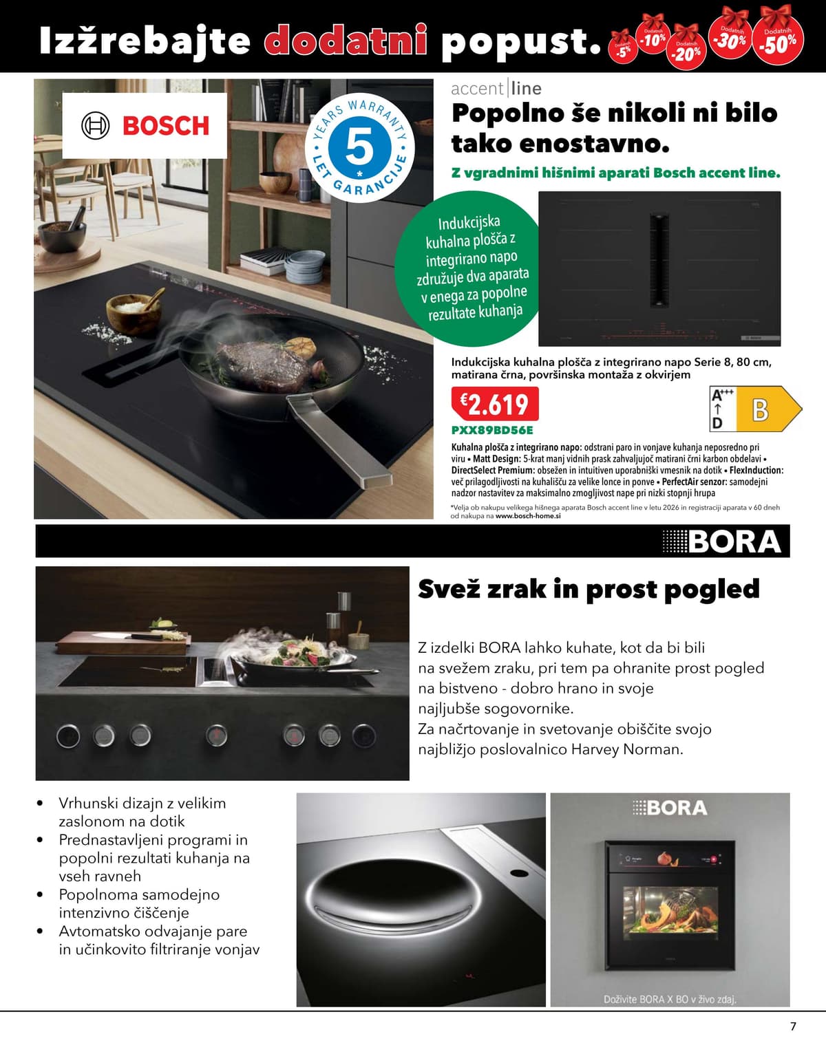 Stran 7. Harvey Norman kataloga - Praznujte z nami, izržebajte dodatni popust od 13.09.2026.
