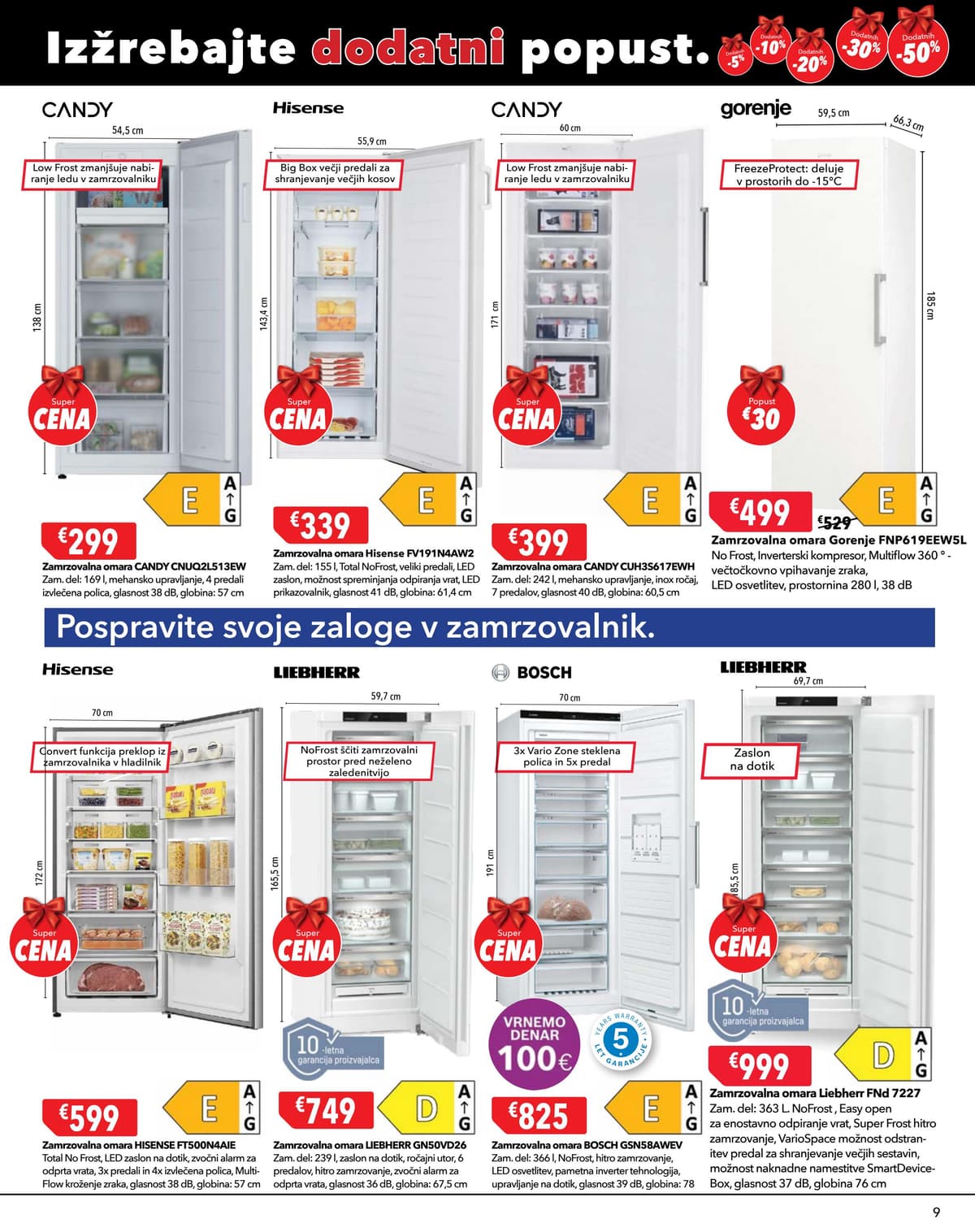 Stran 9. Harvey Norman kataloga - Praznujte z nami, izržebajte dodatni popust od 13.09.2026.