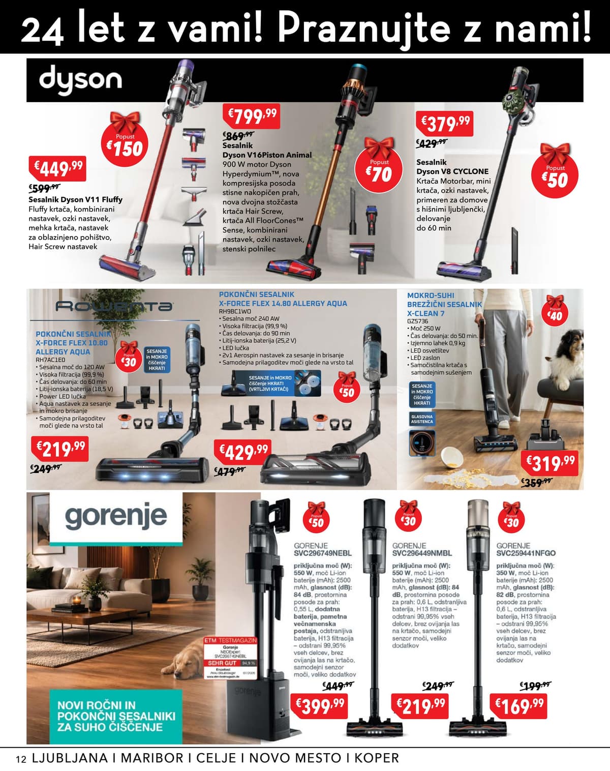 Stran 12. Harvey Norman kataloga - Praznujte z nami, izržebajte dodatni popust